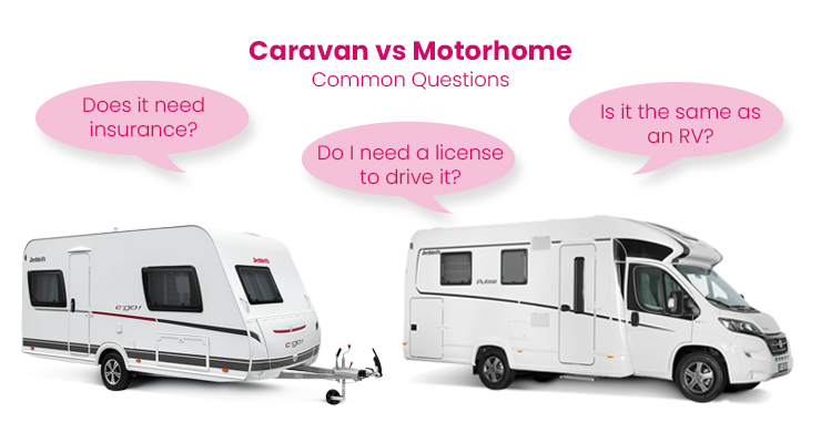 Caravan vs Motorhome Common Questions