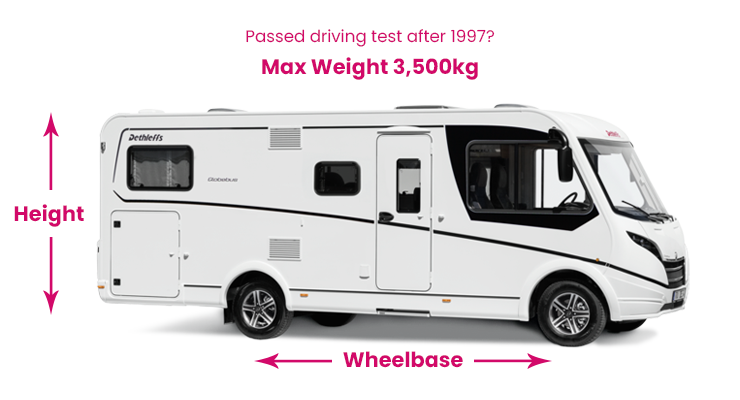 Motorhome and Campervan Size, Weights and Payload