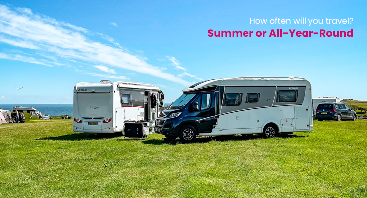 Motorhome or Campervan How Often Will You Travel?